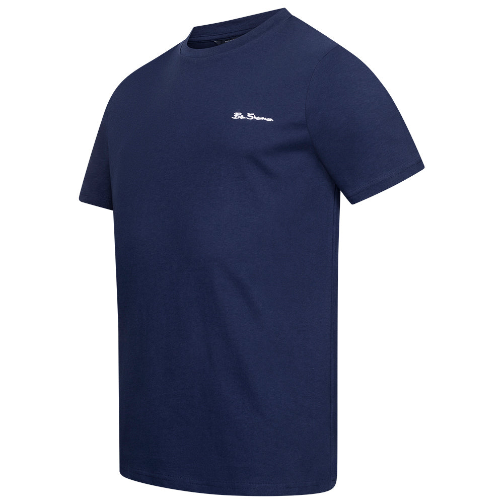 BEN SHERMAN Small Logo Herren T-Shirt 0076266-TWILIGHTDENIM