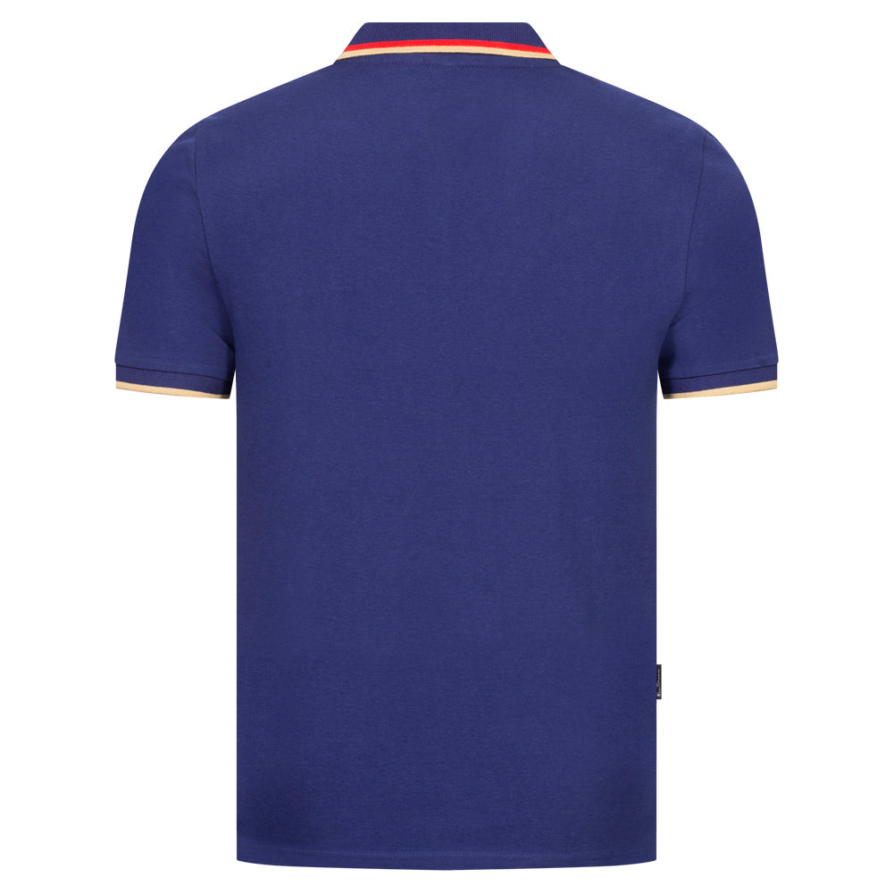 BEN SHERMAN Twin Tipped Herren Polo-Shirt 0076270-TWILIGHTDENIM
