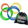 Zeus Pack of 12 Coordination rings Set 60cm with Bag – Einheitsgröße