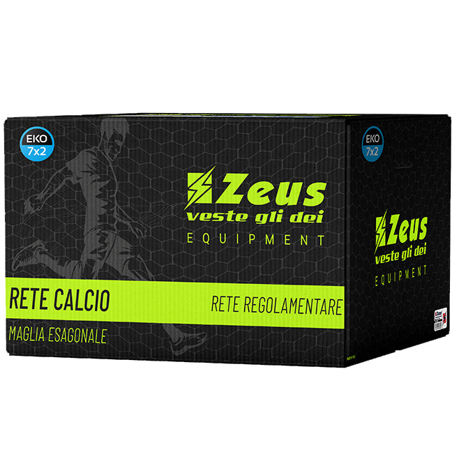Zeus 7x2m Set of 2 soccer goal net