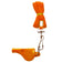 Zeus Football Referee Whistle orange – Einheitsgröße