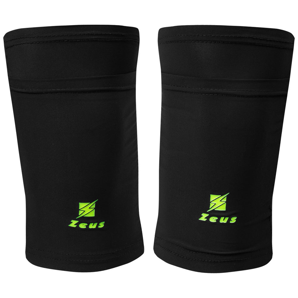 Zeus Shin Guards Compression Sleeves black