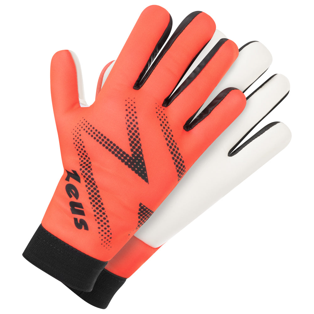 Zeus Guanto Space Goalkeeper's Gloves neon orange