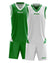 Zeus Kit Doblo Basketball Wende Trikot + Shorts verde/bianco – 3XS