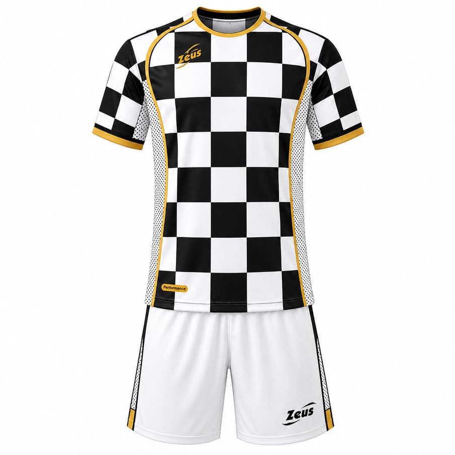 Zeus Kit Kroazia OLD Trikot-Set 2-teilig bianco/nero