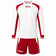 Zeus Kit Pippo Trikot-Set + Shorts 2-teilig bianco/rosso – 2XS