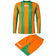 Zeus Kit Zagor Trikot-Set + Shorts 2-teilig arancio/verde – L