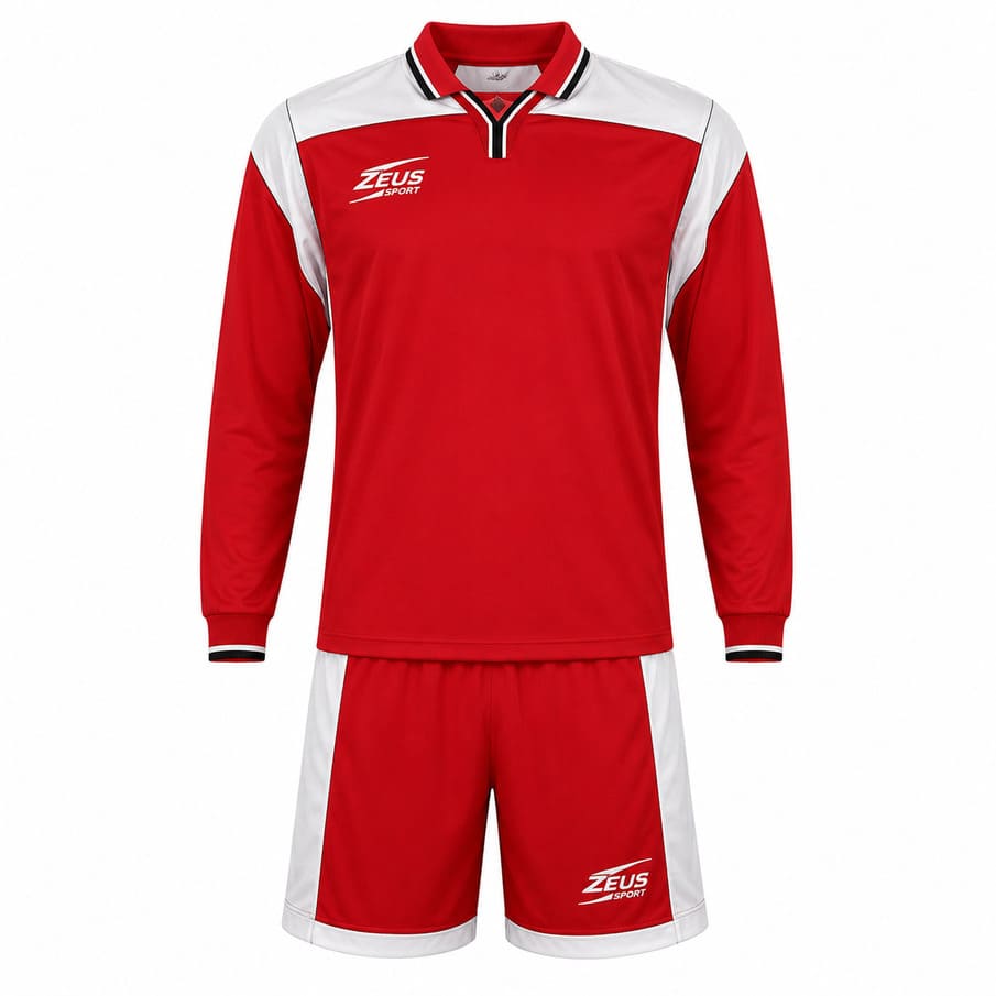 Zeus Kit Hermes Trikot-Set 2-teilig rosso/bianco/blu