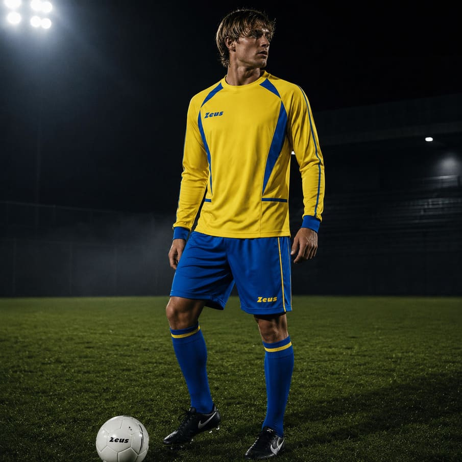 Zeus Kit Brazil Herren Trikot-Set 2-teilig giallo/royal
