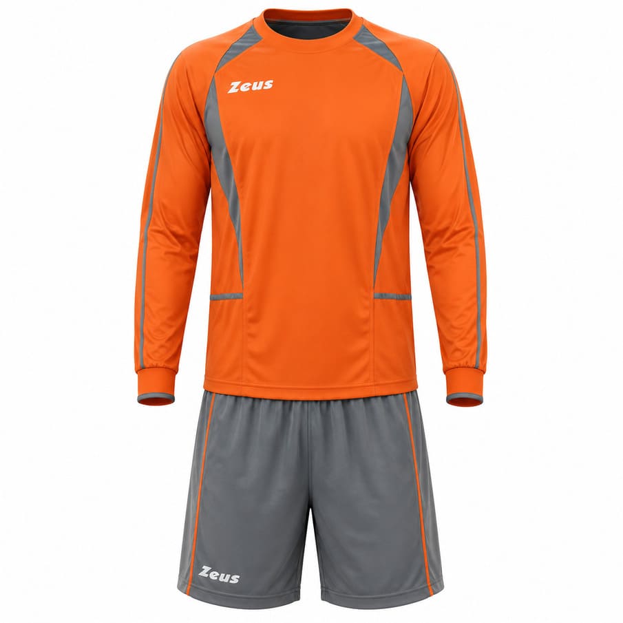 Zeus Kit Brazil Herren Trikot-Set 2-teilig arancio/grigio