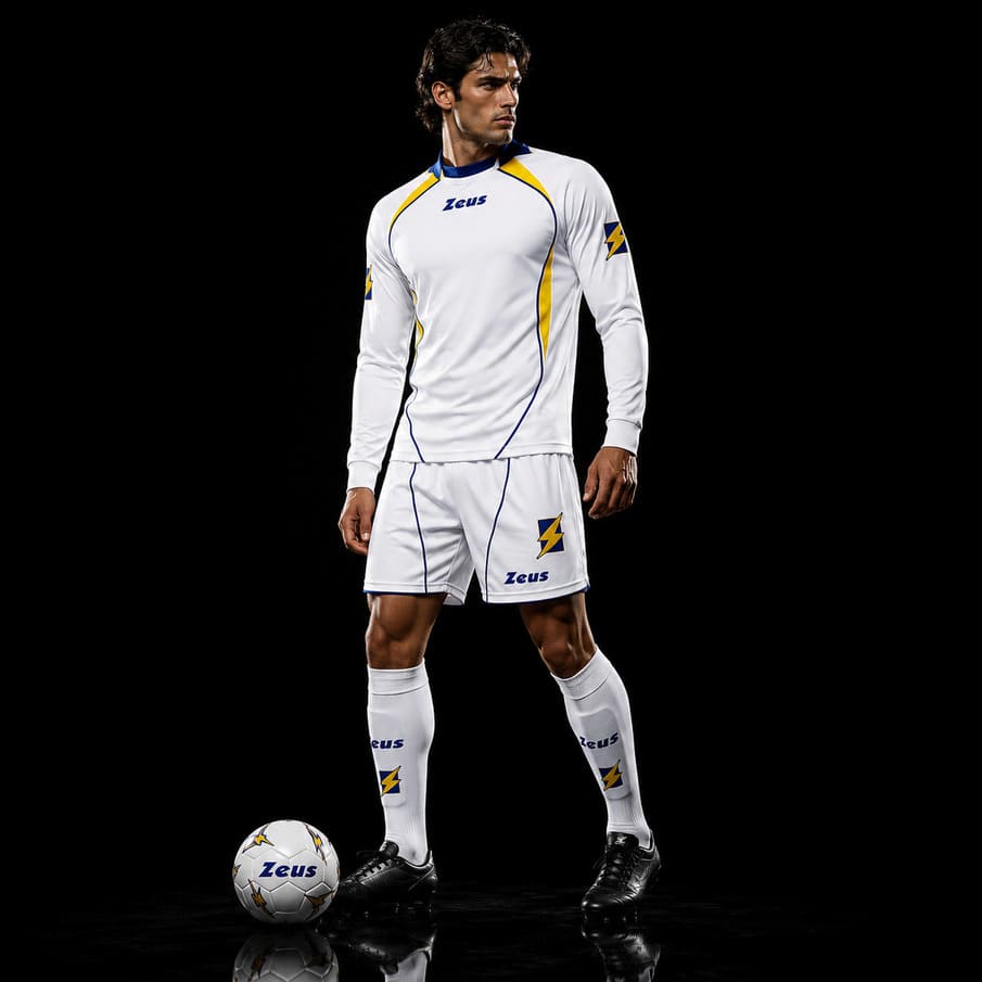 Zeus Kit Icaro Herren Trikot-Set 2-teilig blu/giallo