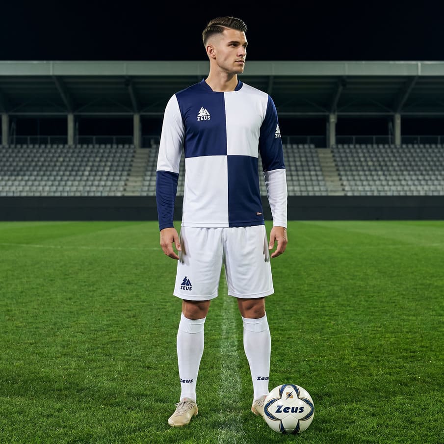 Zeus Kit Yaris Herren Trikot-Set 2-teilig blu/bianco