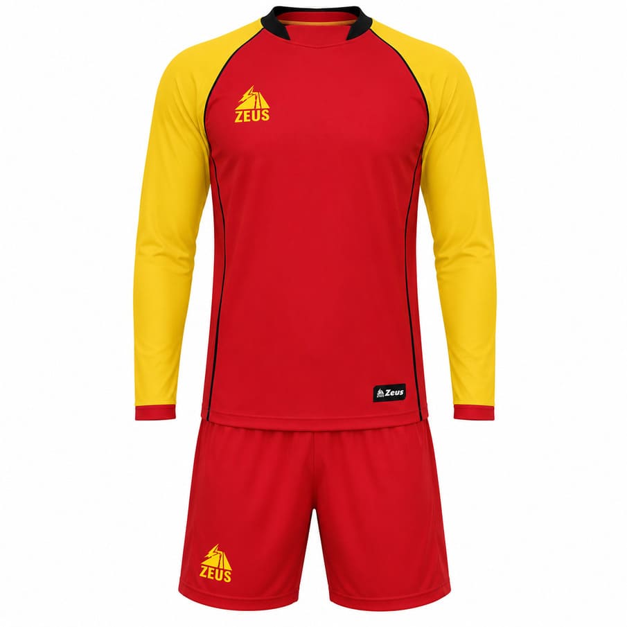 Zeus Kit Athos Herren Trikot-Set 2-tlg. rosso/giallo