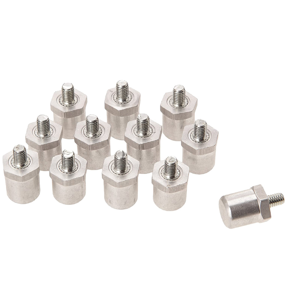 Uhlsport Cylindrical Hexagonal Basic Studs Set of 12 1007106010200
