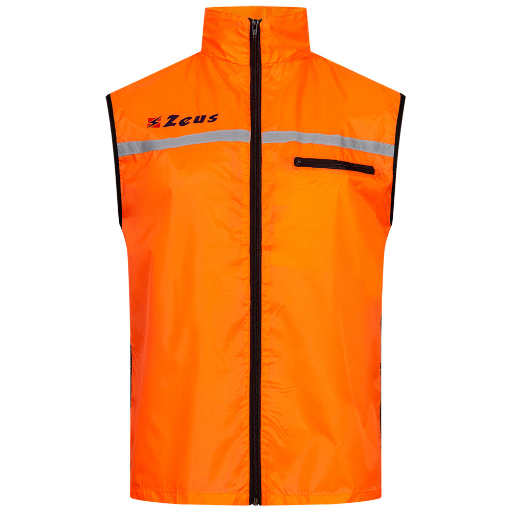 Zeus Herren reflektierende Laufweste orange