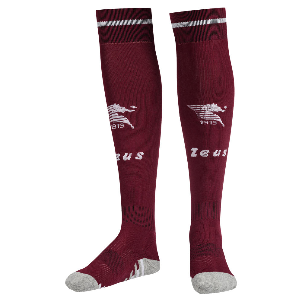 US Salernitana 1919 Zeus Heim Stutzen dunkelrot