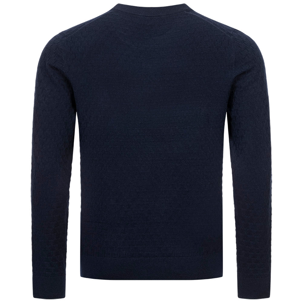 TED BAKER Loung Stitch Crew Neck Herren Sweatshirt 273063-NAVY