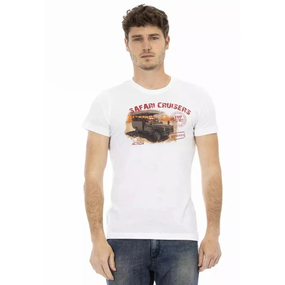 TRUSSARDI Action Herren Safari Cruisers T-Shirt Weiß 2AT02B001