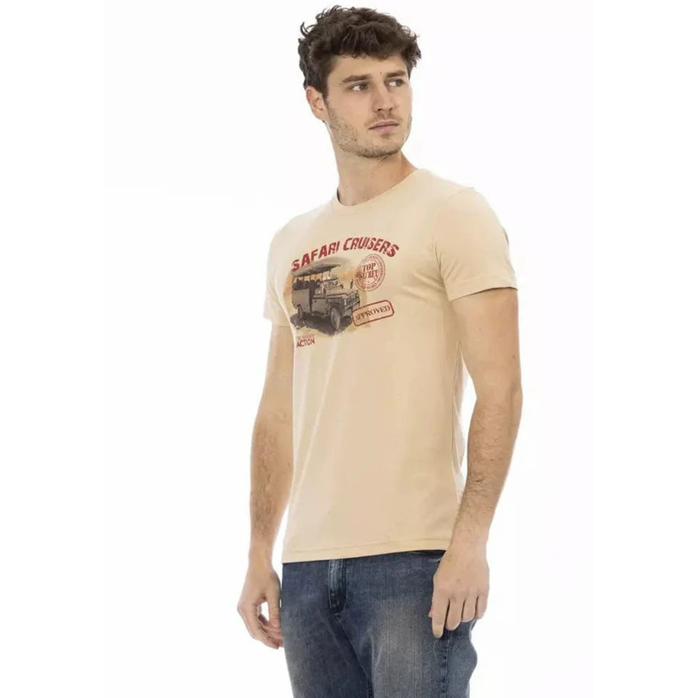 TRUSSARDI Action Herren Safari Cruisers T-Shirt Sand 2AT02B004