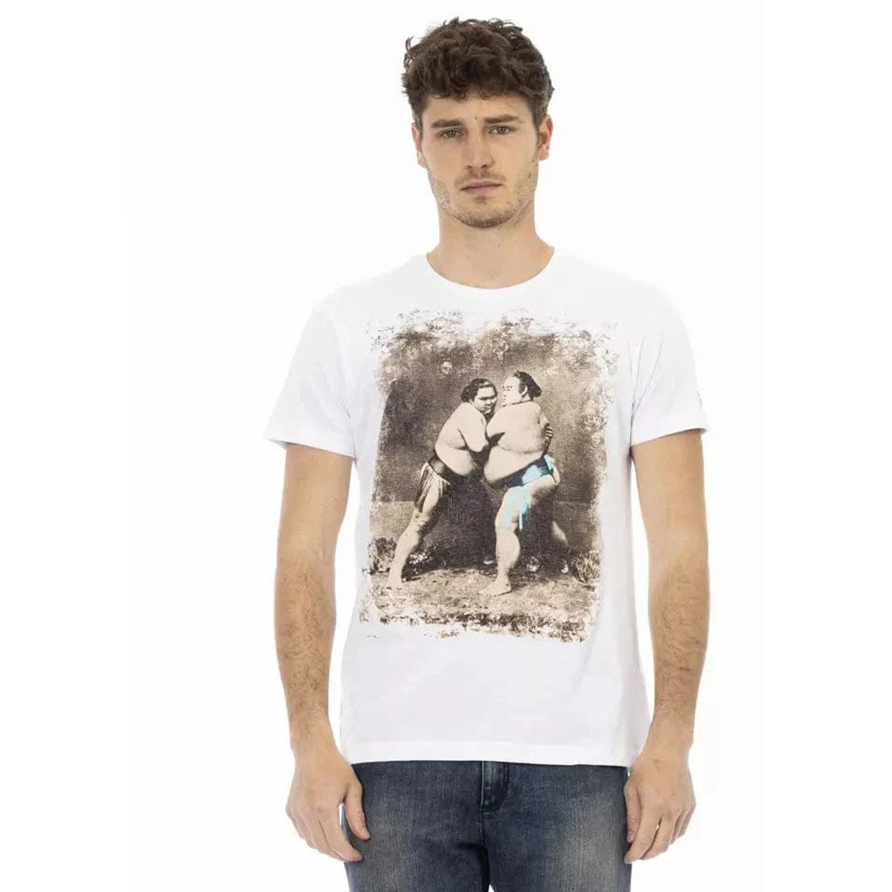 TRUSSARDI Action Herren Sumo T-Shirt Weiß 2AT07002