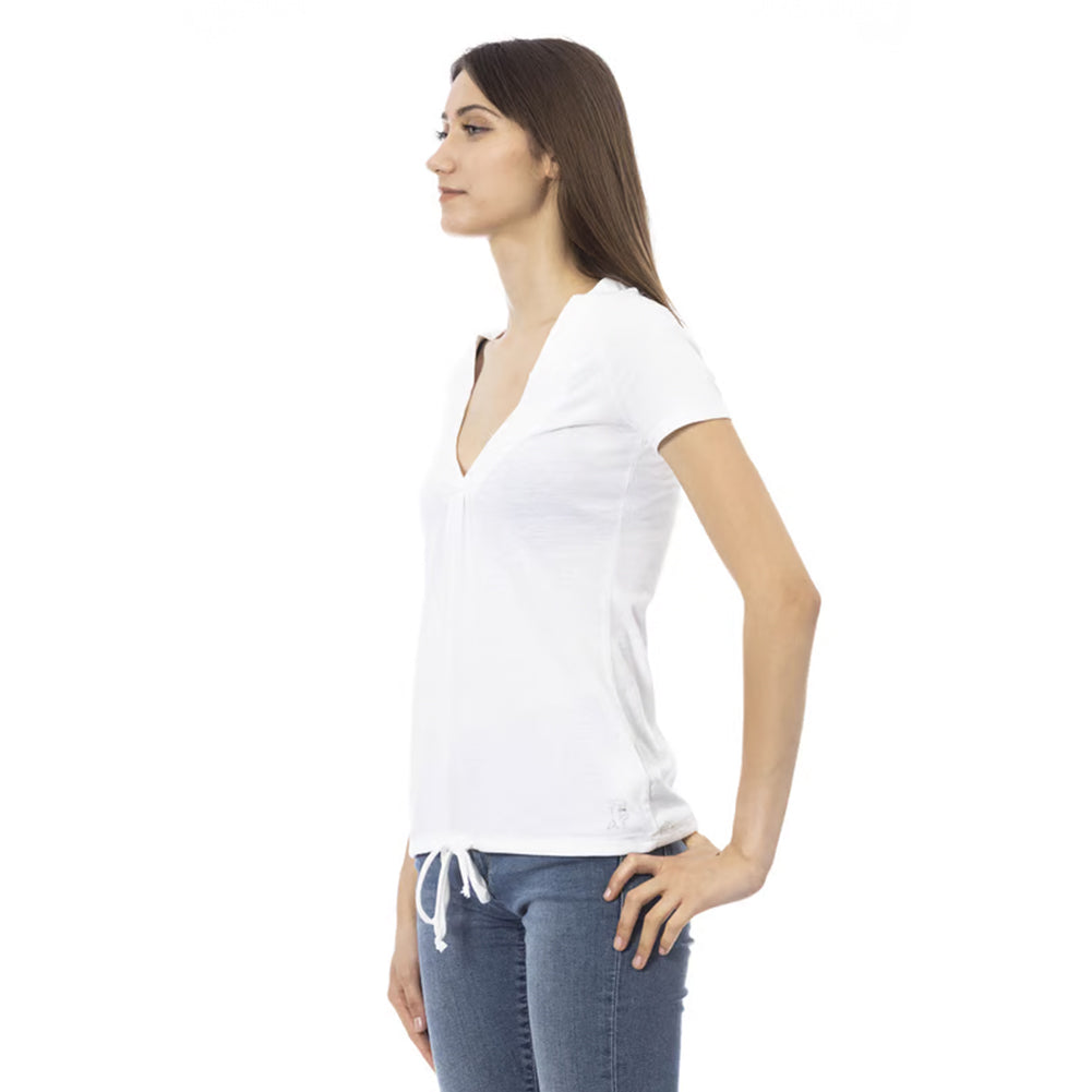 TRUSSARDI Action Damen T-Shirt Weiß 2BT11001