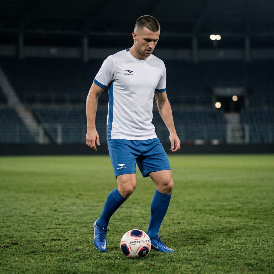 PENALTY Max Herren Trikot-Set 2-teilig White/Royal 3.085.021.410