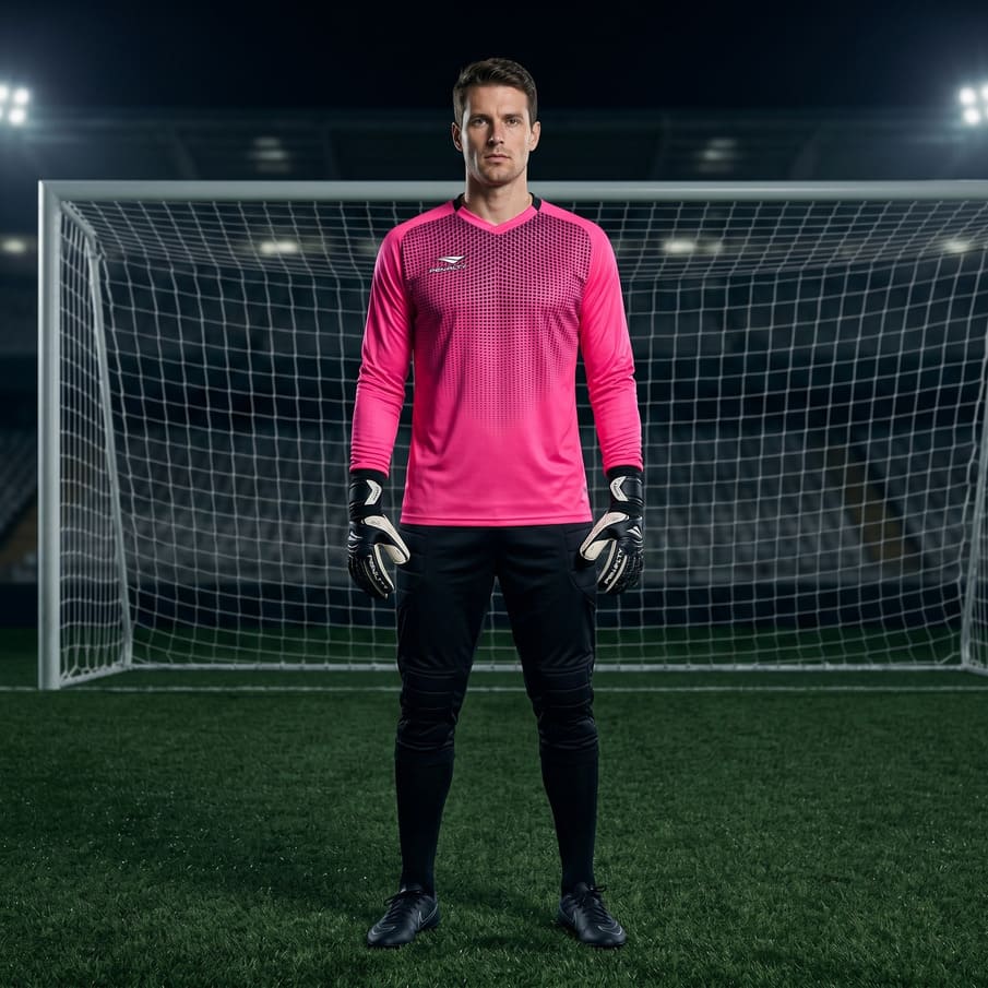 PENALTY Delta Herren Torwarttrikot Fluo Pink/Black 3.115.017.550