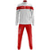 S|Zeus Tuta Apollo Herren Trainingsanzug Weiß Rot – Default Title