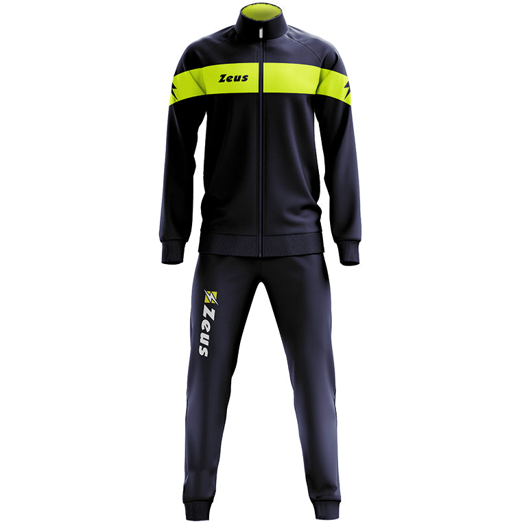 Zeus Tuta Apollo Men Tracksuit Navy neon yellow