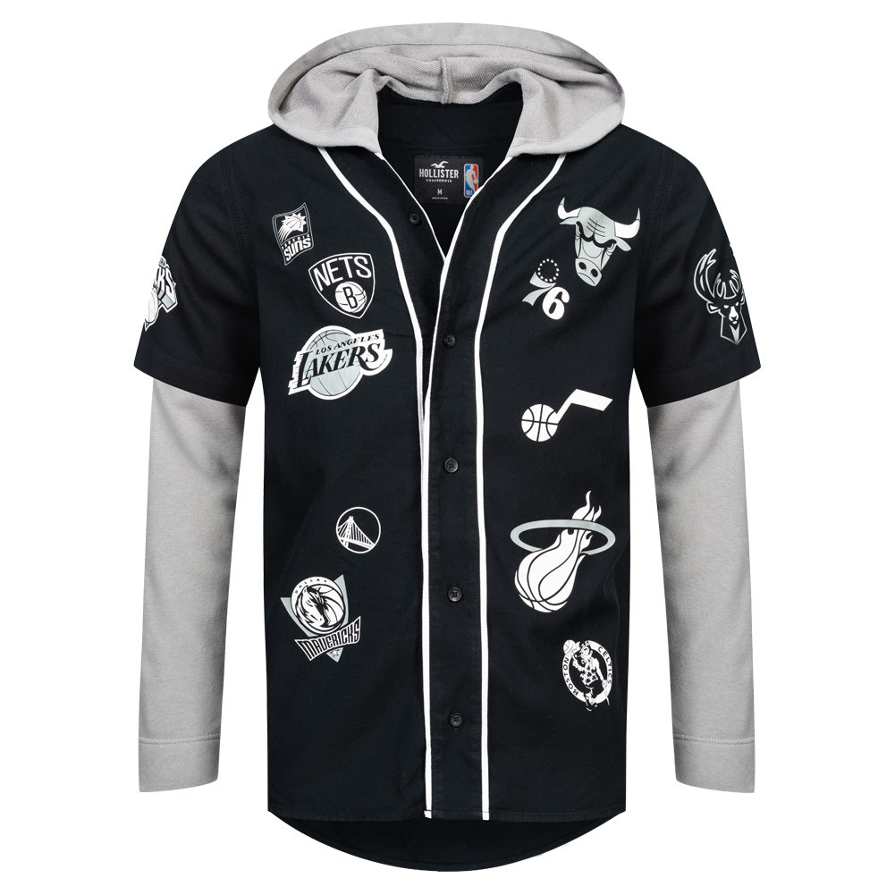 Hollister x NBA All Teams Button-Up Herren Hoodie 325-259-2631-900