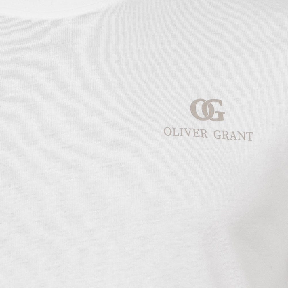 OLIVER GRANT® Herren Unterhemden Rundhals 2er-Pack weiß 39493033