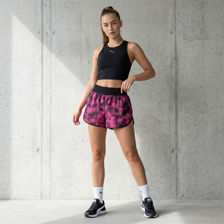 PUMA Keep Up Graphic Damen Shorts 518031-06