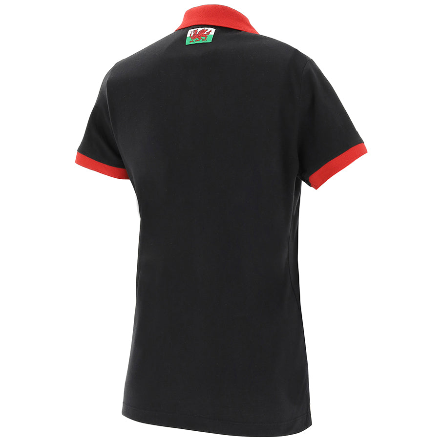 Wales WRU macron Rugby Damen Polo-Shirt 58195719