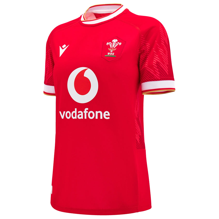 Wales WRU macron Rugby 6 Nations Damen Heim Trikot 60004637