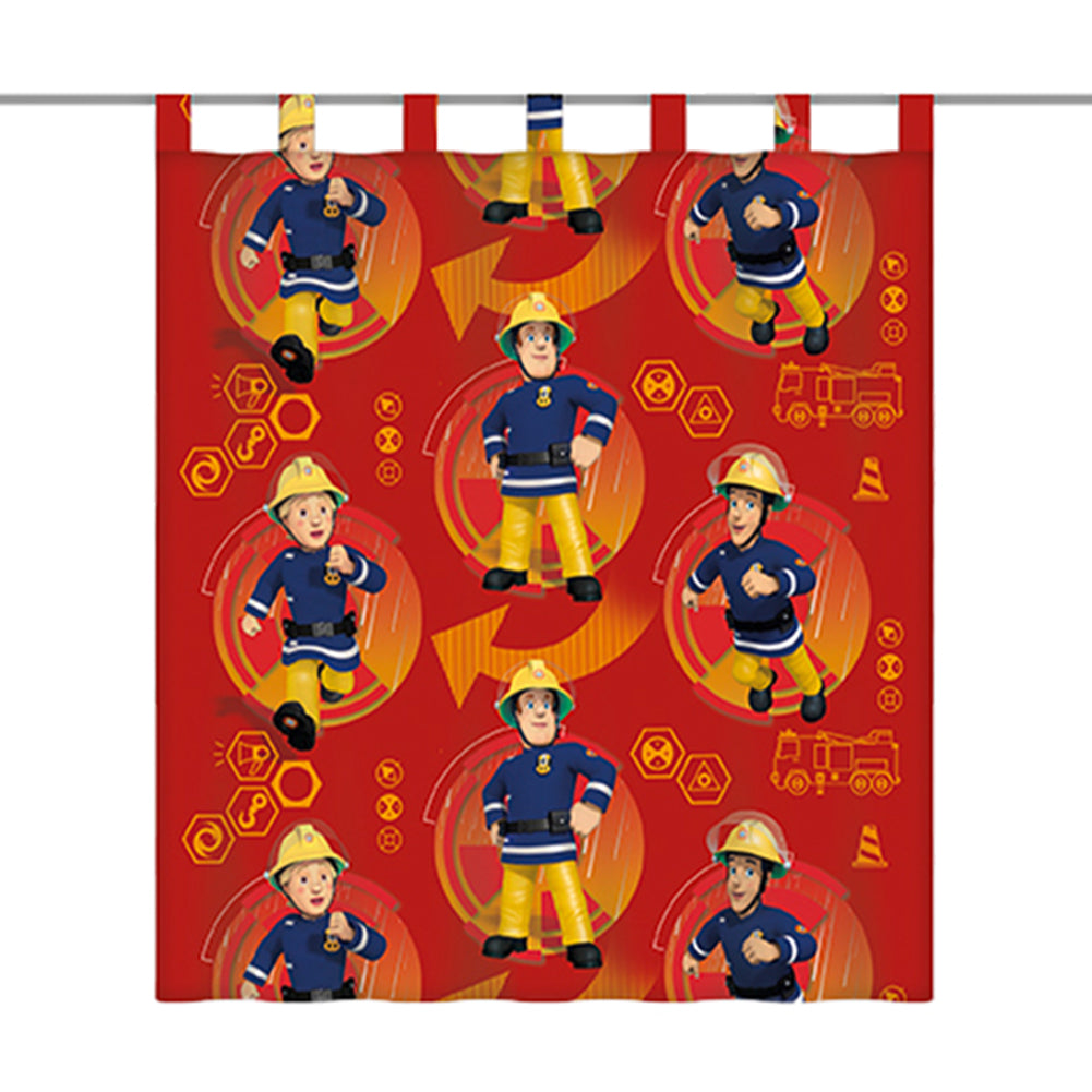Feuerwehr Sam Vorhang 140 x 160 cm 6670221001215