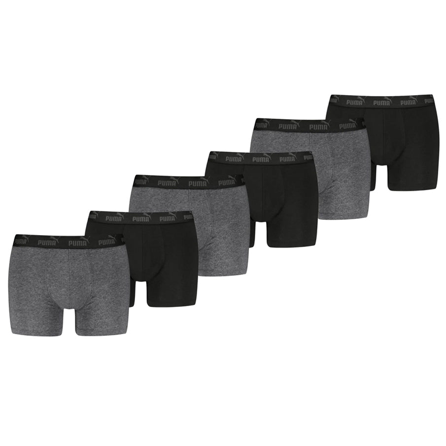 PUMA Elements Basic Herren Boxershorts 6er-Pack 701232894-006