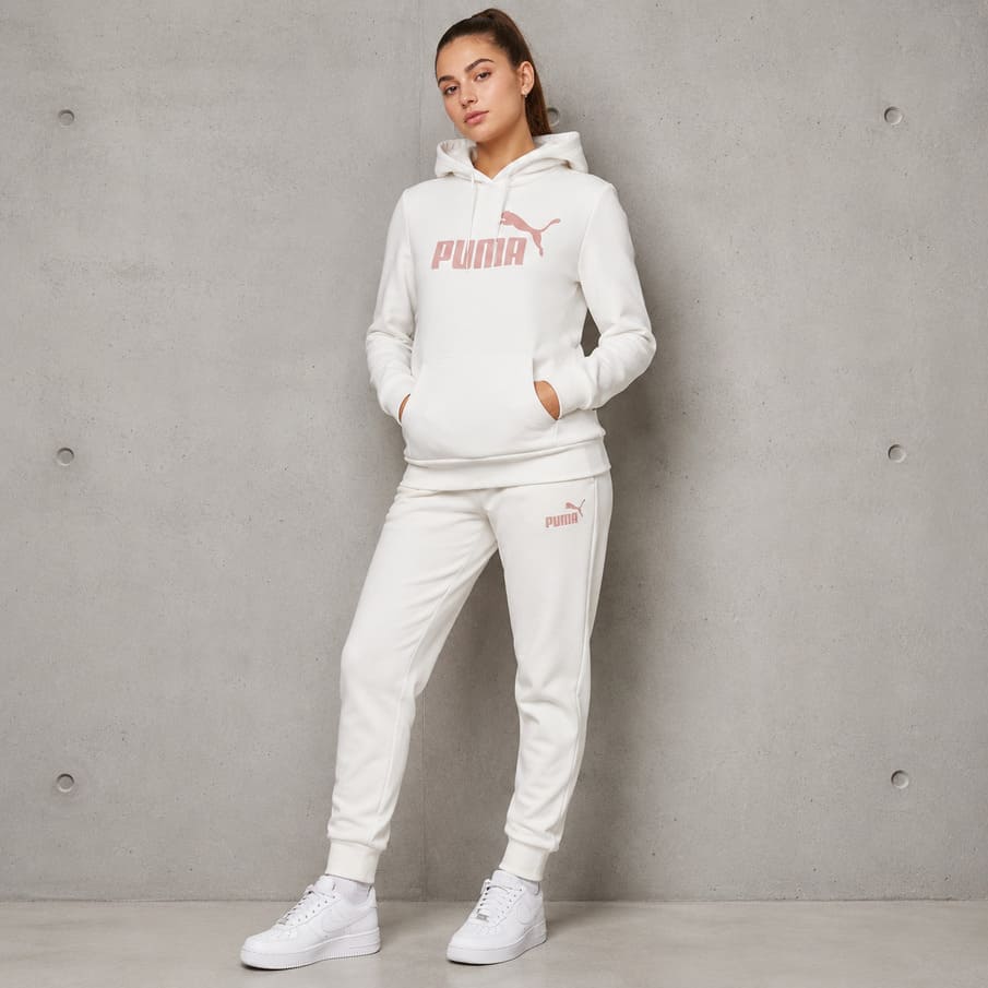 PUMA ESS+ Metallic Logo Damen Hoodie 849958-13