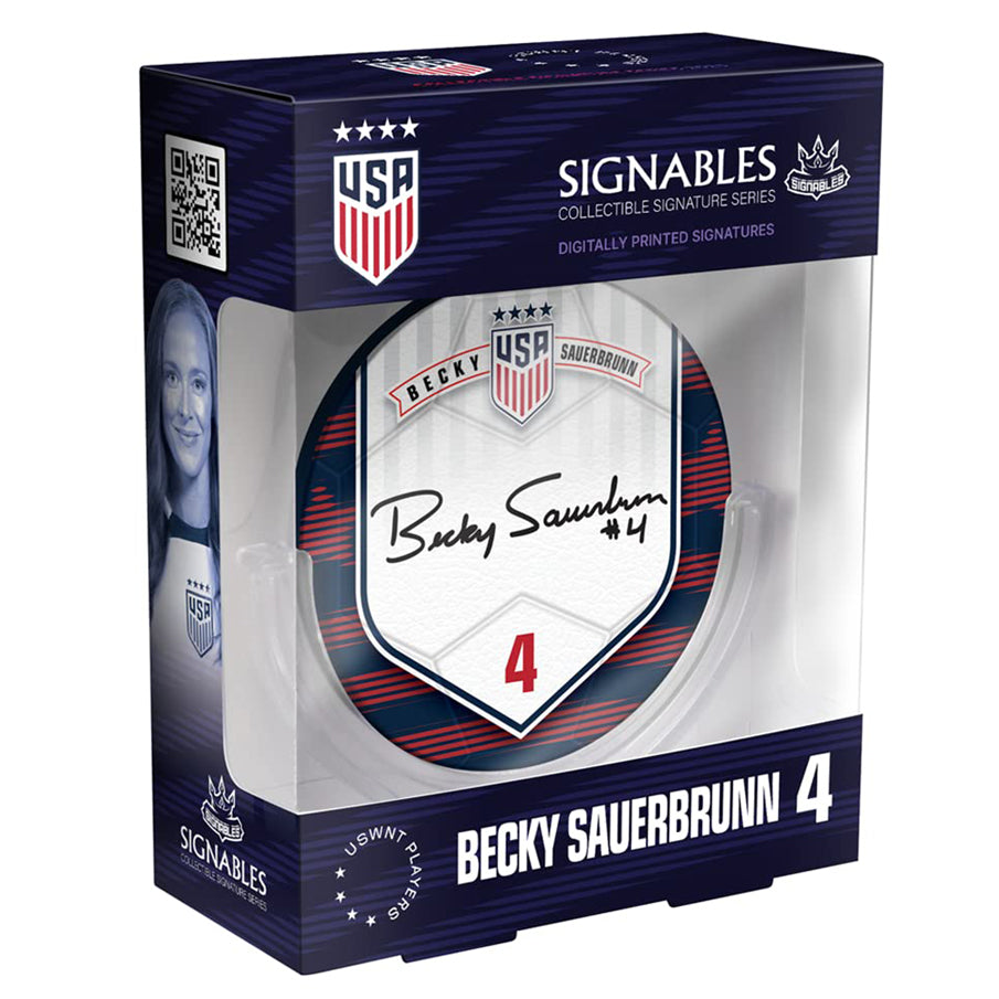 USA Becky Sauerbrunn #4 Fußball Sammlerstück 14 cm 850032256872