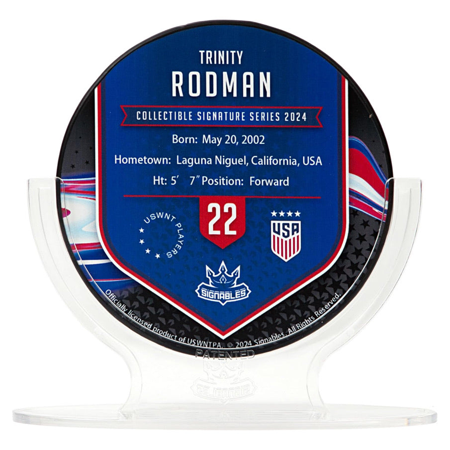 USA Trinity Rodman #22 Fußball Sammlerstück 14 cm 850056417778