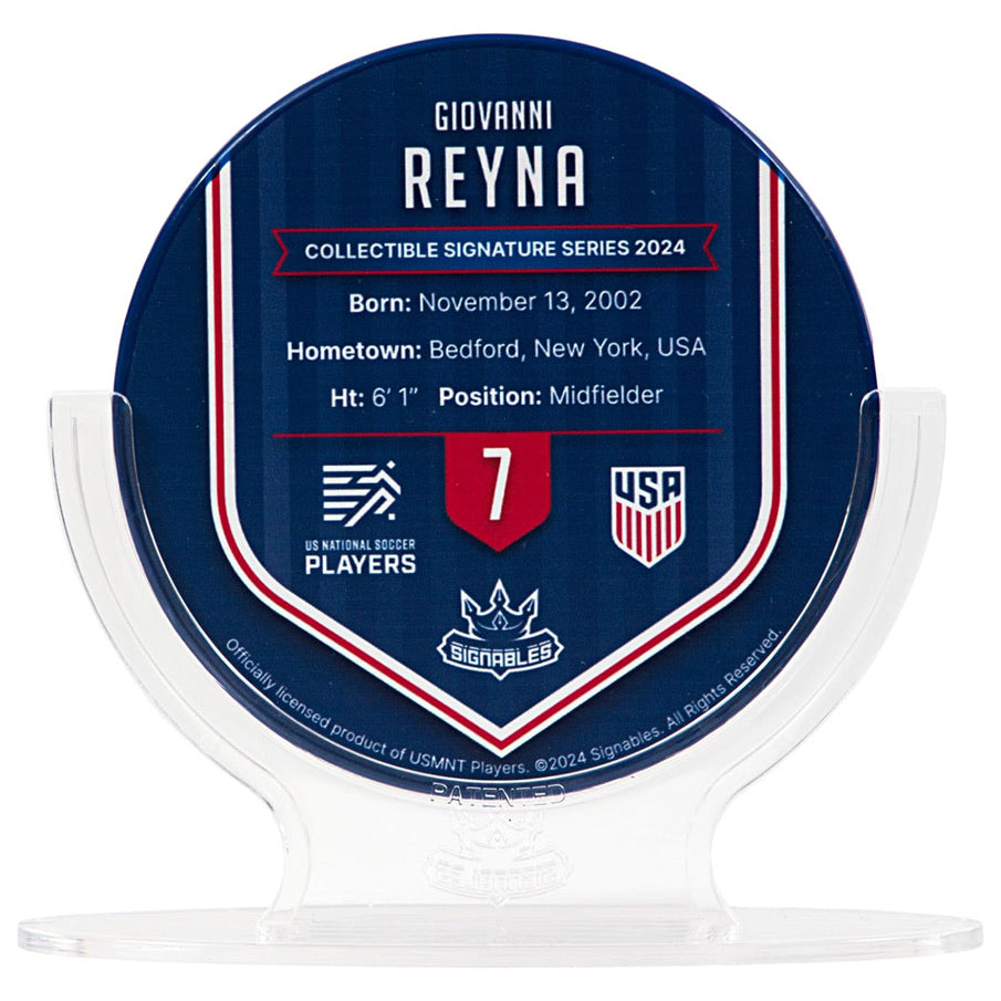 USA Giovanni Reyna #7 Fußball Sammlerstück 14 cm 850056417884