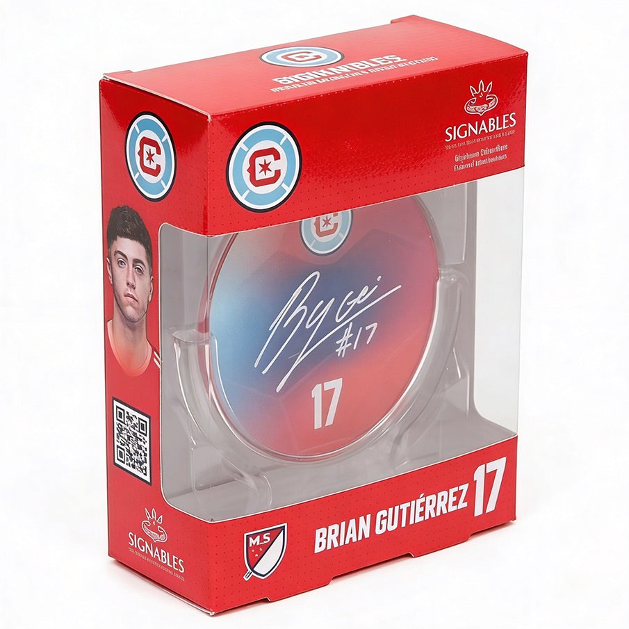 Chicago Fire FC Brian Gutierrez #17 Fußball Sammlerstück 14 cm 910168070001