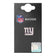 New York Giants NFL Metal Pin Logo Badge BDNFLCRSNG – Einheitsgröße