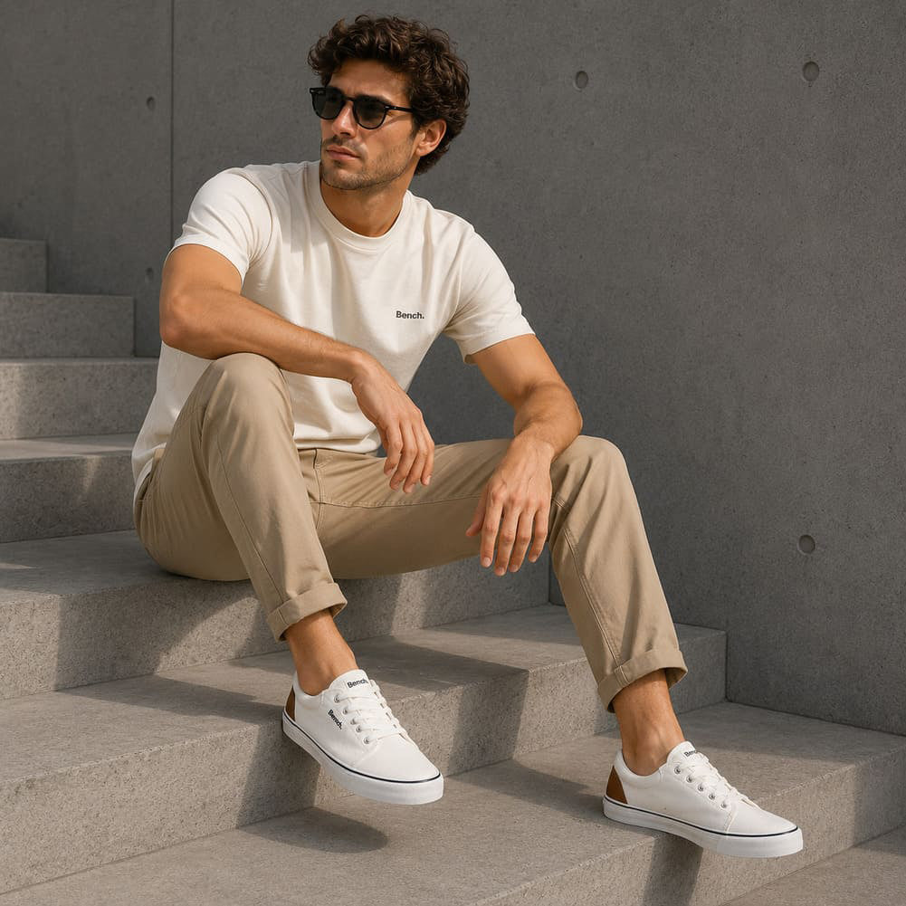 Bench Donnie Herren Sneaker white BEN1029-C27
