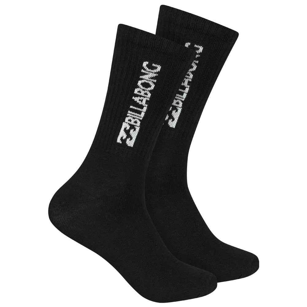 Billabong Unisex Crew Tennis Socken 3 Paar schwarz BG-02 CREW