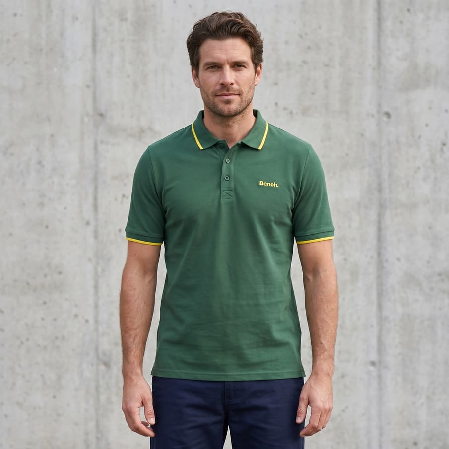 Bench Richmond Herren Polo-Shirt BNCH-004-GRN