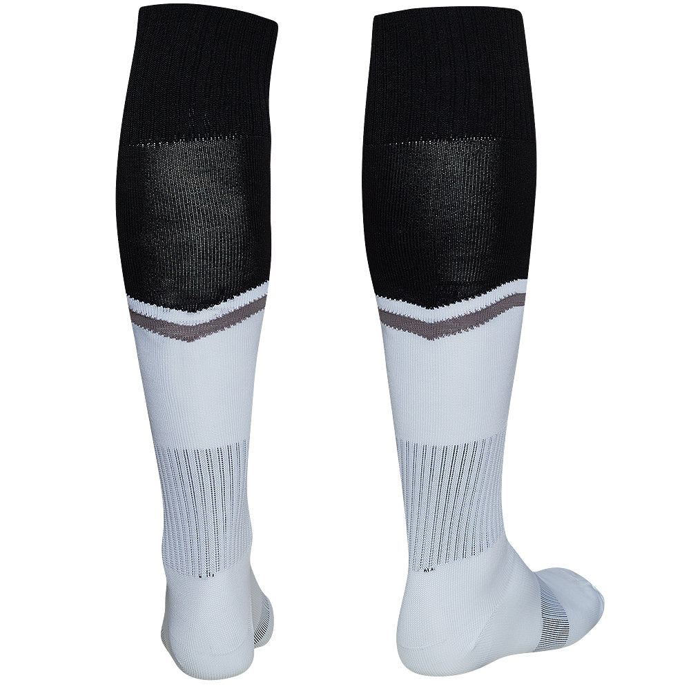 Zeus Calza United Football Socks white black