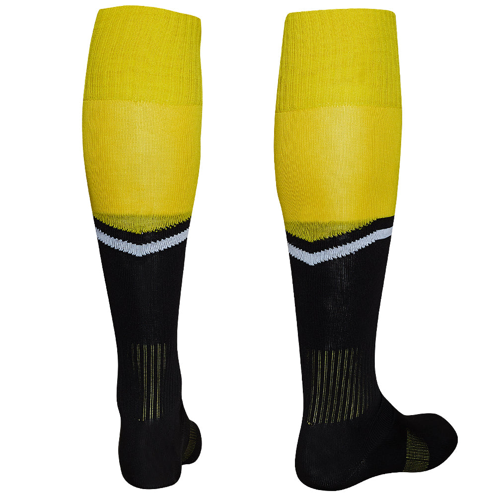Zeus Calza United Football Socks black yellow