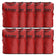 Zeus Pack of 10 Training bib red – Erwachsene