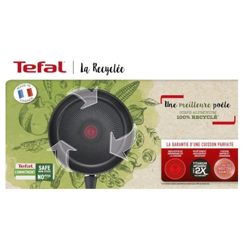 Tefal Bratpfanne, recyceltes Aluminium, Antihaftbeschichtung 22 cm G2870302