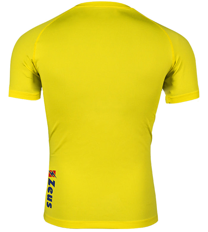 Zeus Fisiko Baselayer Short-sleeved Sports Top yellow